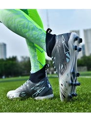 Men Sneakers Soccer Shoes Cleats Breathable Adult Kids TF/FG Football Boots