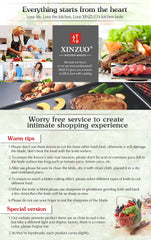 210mm Chef Knife 3 Layer 440C Core Clad Steel Kitchen Knives Stainless Steel