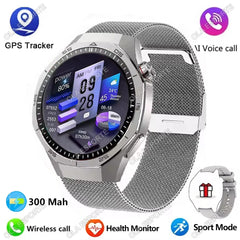 2025 New GPS NFC GT5 Pro Smart Watch Men HD AMOLED Screen Heart rate Bluetooth Call IP68 Waterproof Man Smartwatch Holiday Gifts