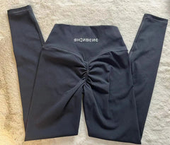 Tights Yoga Pants Hidden Scrunch Butt Sport Leggings for Women
