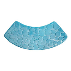 Curved Shower Mat,Anti-Slip Bathroom Carpet Rugs Corner Bath Tub Floor Foot Pads