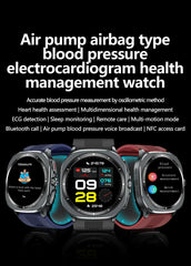 2025 New For huawei True Blood Pressure Airbag Smart Watch men air Pump Uric Acid Blood Lipids health watch Bluetooth call watch