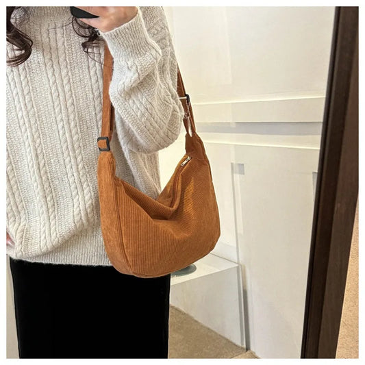 Fashion Women Canvas Shoulder Bags Korean Fashion Female Messenger bag