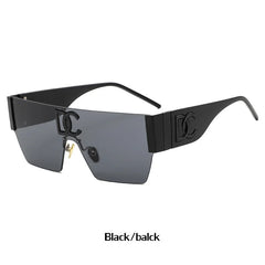 Sunglasses Women Ladies One-Piece Brand Designer Sun Glasses Men