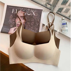 Seamless Cloud-like Nude Underwear Women's Small Breast Push-up Soft Support