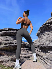 V Waist Fitness Pants Buttock Lifting Women Workout Leggings