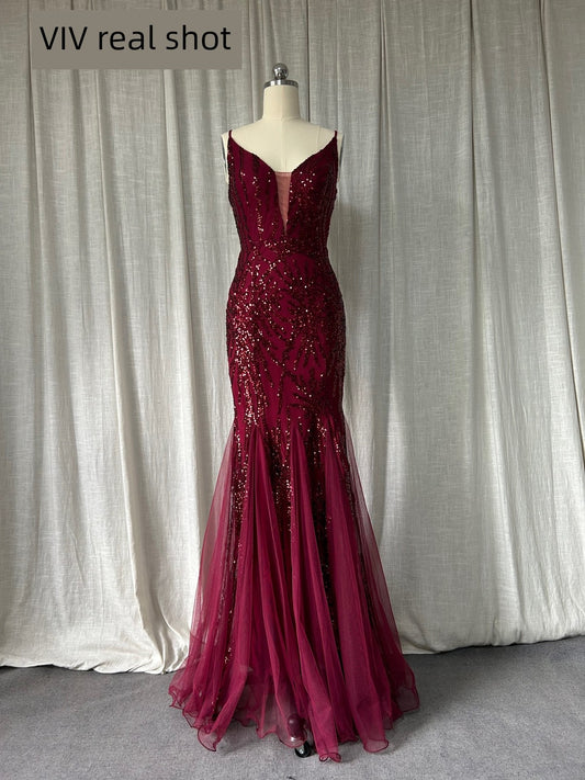 Homecoming Dresses: Star Event Exhibition Stage Long Evening Dress
