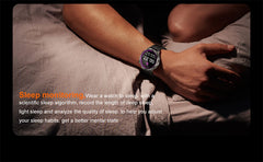 BOXUXING 1.85-inch Smart Watch Men Sport Waterproof Fitness Heart Rate Watches Compass GPS Track NFC Bluetooth Call Smartwatch