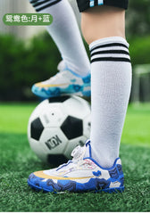 Football Boots Society Futsal TF Pink Soccer Tennis Shoes Sports