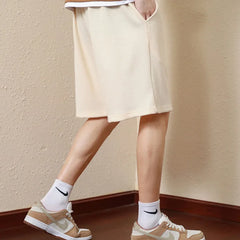 Men's Bermuda Shorts Loose Straight Barrel Beach Shorts Fashion Knitted