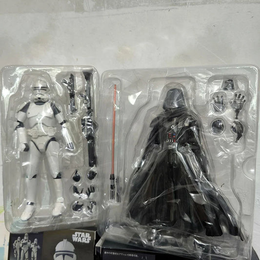 Star Wars Figure Darth Vader Dark Trooper Stormtrooper Action Figures Collection Model Toys Birthday Gift