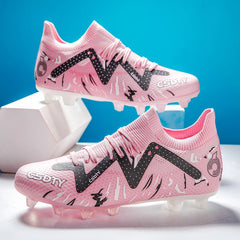 Men Soccer Shoes Football Boots Adult Anti-Slippery Futsal Cleats Sport