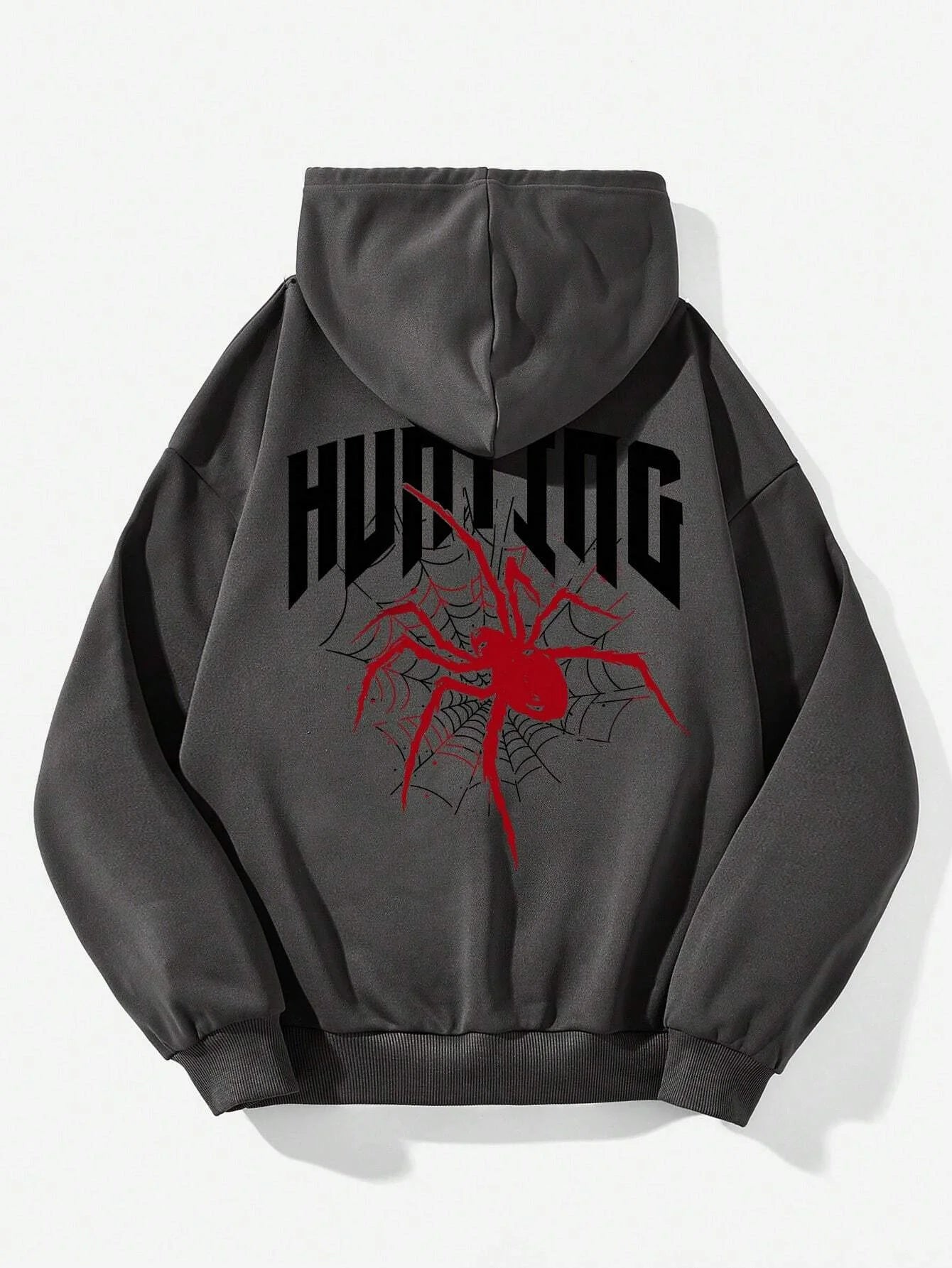 Scream Spiders & Cobwebs Printing Women Hoodies Harajuku Oversize Hoodie Fashion