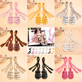 High-top Multi Color Summer Fashion Baby Shoes Lace Up Soft Rubber Sole Roman