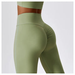 Women Wide-leg Pants Yoga Leggings Tights High Waist Leisure Flared Pants Dance