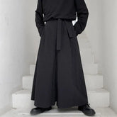 Male Pants: Wide Chinese Hanfu Harajuku Style Hakama Kimono Tang Casual Men