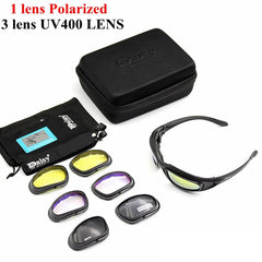 Sunglasses Men Airsoft Hunting Shooting Glasses UV400 Protection Desert