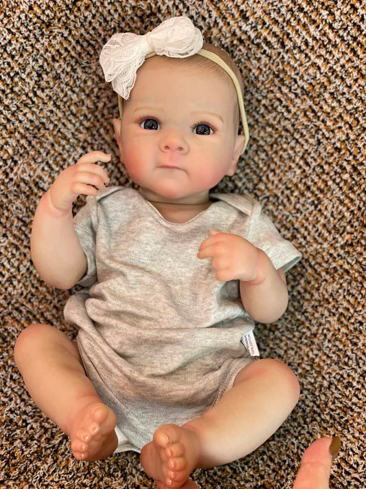 Cuddly Bettie Bebe Reborn Girl Full Body Vinyl Doll 50cm Collectible Lifelike Realistic Art Reborn Dolls muñecas reborn