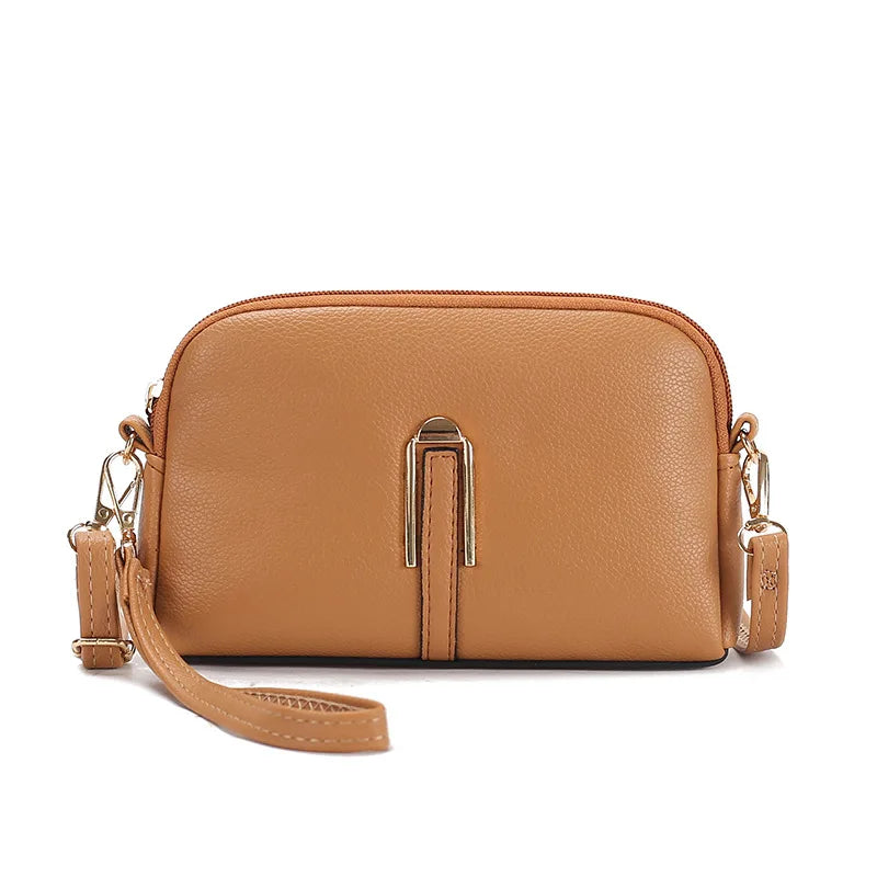 Soft Leather Mom's Bag Women's Fashion Korean Edition Simple