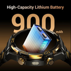 Blackview W90 Pro Smartwatch 1.43" AMOLED Display,Bluetooth Calling,Heart Rate Monitor, 900mAh/ 20Days Standby,Men's Smartwatch