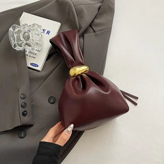 Design Mini PU Leather Underarm Bags For Women Fashion Designer