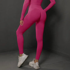 Women Seamless Yoga Pants Fitness Sports Running Sportswear Stretchy Lifting Tights