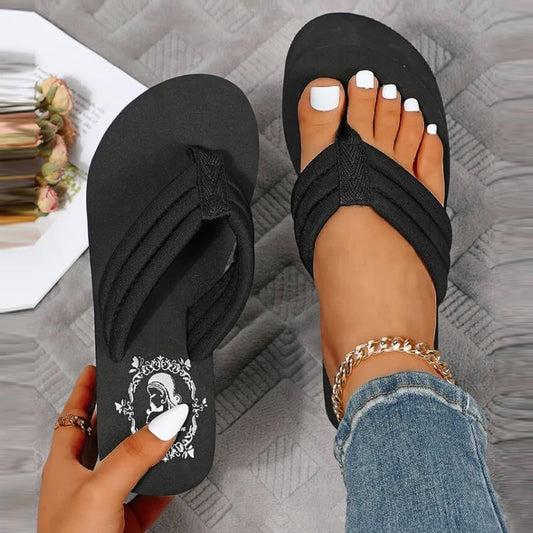 Women Fashion Slippers Super High Heels Beach Flip Flops Soft EVA Summer Shoes