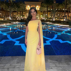 Homecoming Dresses: Evening Dresses With Cape Sheath Prom Gowns for Women