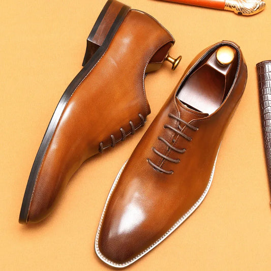 Luxury Brand Mens Oxford Formal Shoes Black Brown