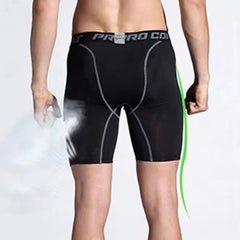 Sports Fitness Pants Men's Basketball Shorts Workout Tights Gym Running Training