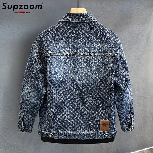 Top Fashion Single Breasted Cotton Solid Turn-down Collar Short Bomber Jacket