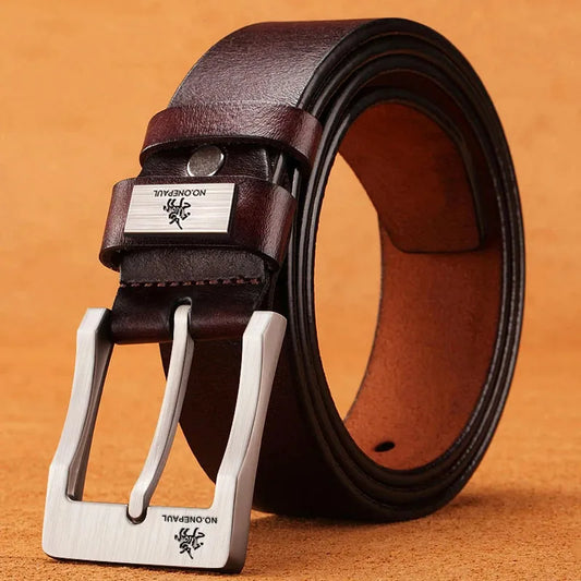 2025New Men's Leather Belts Luxury Strap Male Belts For Fashion Classice Vintage Pin Buckle Men Belt High Quality