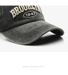 Retro brooklyn Letter Embroidery Baseball Caps Spring Summer Men Women