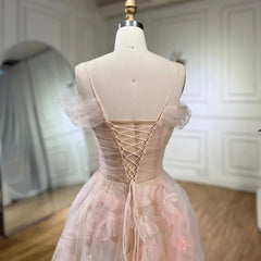 Homecoming Dresses: A-Line Prom Dresses Elegant Flowers Off Shoulder For Women