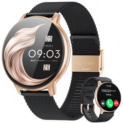LIGE 2025 Smart Watch Women Bluetooth Call Custom Dials Watches Blood Oxygen Monitor Sport Men Smartwatch Ladies For Android IOS