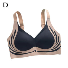 Super Gather Wireless Push-up Bra Women Gathered Up Soft Support
