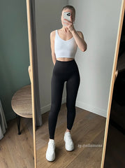 Spring Summer Thin Traceless Shark Leggings Women High Waist