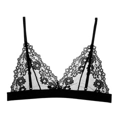 Bra For Woman Lace Thin Underwear Female Unlined Transparent Bras For Women