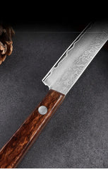 67-ply Forged Damascus Steel Steak Set Blade Sharp Peeling Fruit Knife Smooth