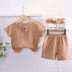 New Summer Baby Clothes Children Boys T shirt Shorts 2Pcs/Sets Infant Outfits Toddler Casual Sports Costume Kids Tracksuits