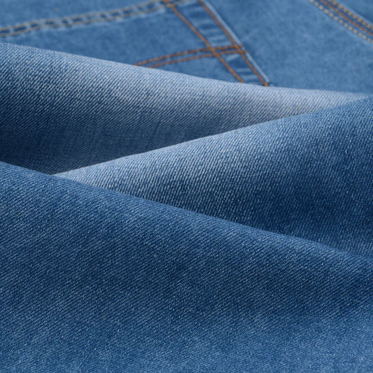 Men Shorts Thin Section Elastic Force Slim Fit Short Jeans