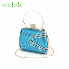 Matching Shoes and Bags: Sky Blue Ladies Peep Toe with Crystal Design Sandal