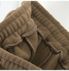 Harem Pants Women Unisex Loose Wide Leg Sweatpants High Waist Drawstring