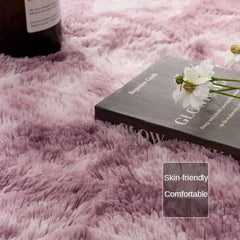 40/60cm Pink Round Rug Mat Living Room Bedroom Carpet Floor Fluffy-Mat Anti-SHome