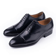 Successful Business Shoes Men Pure Leather Elegant High Grade Oxford