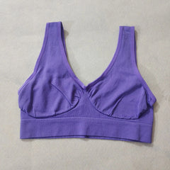 Bra Vest Women sleep Underwear yoga sports Brassiere Big Size
