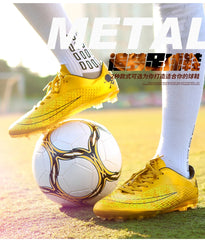 Men's Soccer Shoes Kids Children Low Top Futsal Society Training Football Boots