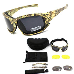 Glasses Shooting Airsoft Hunting Safety Glasses Hiking Sunglasses 4 Lens