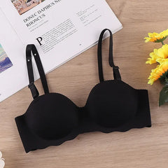 Bras Push Up Seamless Underwear for Women Solid Color Wireless Lingerie