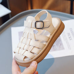 Girls Sandals Little Princess Knit Design Hollow Out Shoes Children Classical